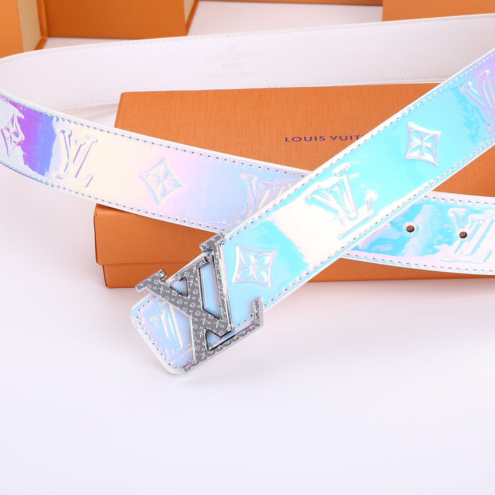 3 Colours Luxury Clover Print Belt