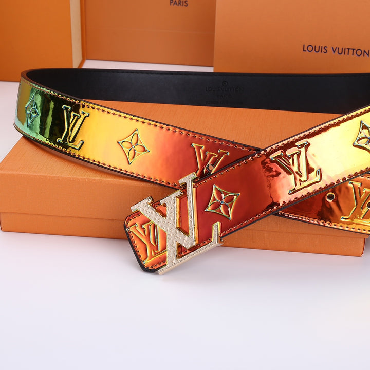 3 Colours Luxury Clover Print Belt