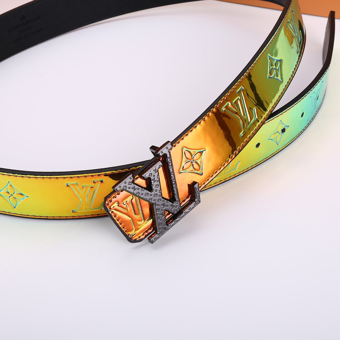 3 Colours Luxury Clover Print Belt