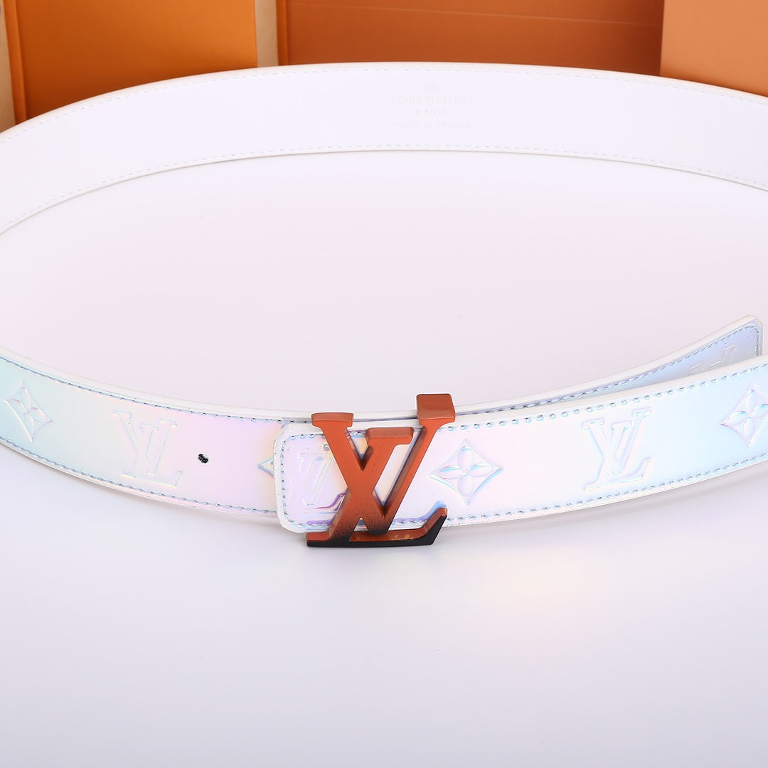 4 Colours Luxury Clover Print Belt