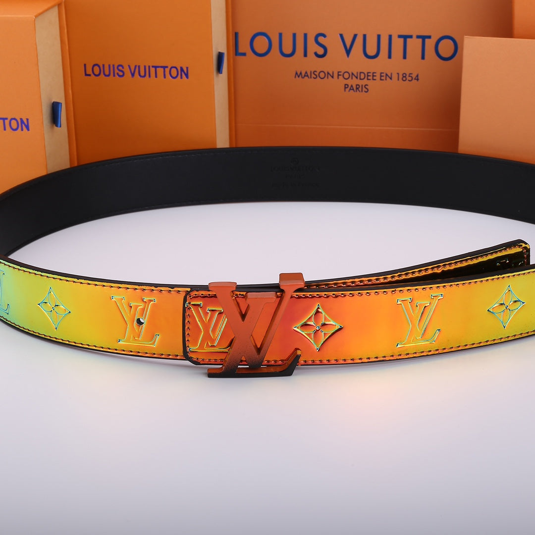 4 Colours Luxury Clover Print Belt