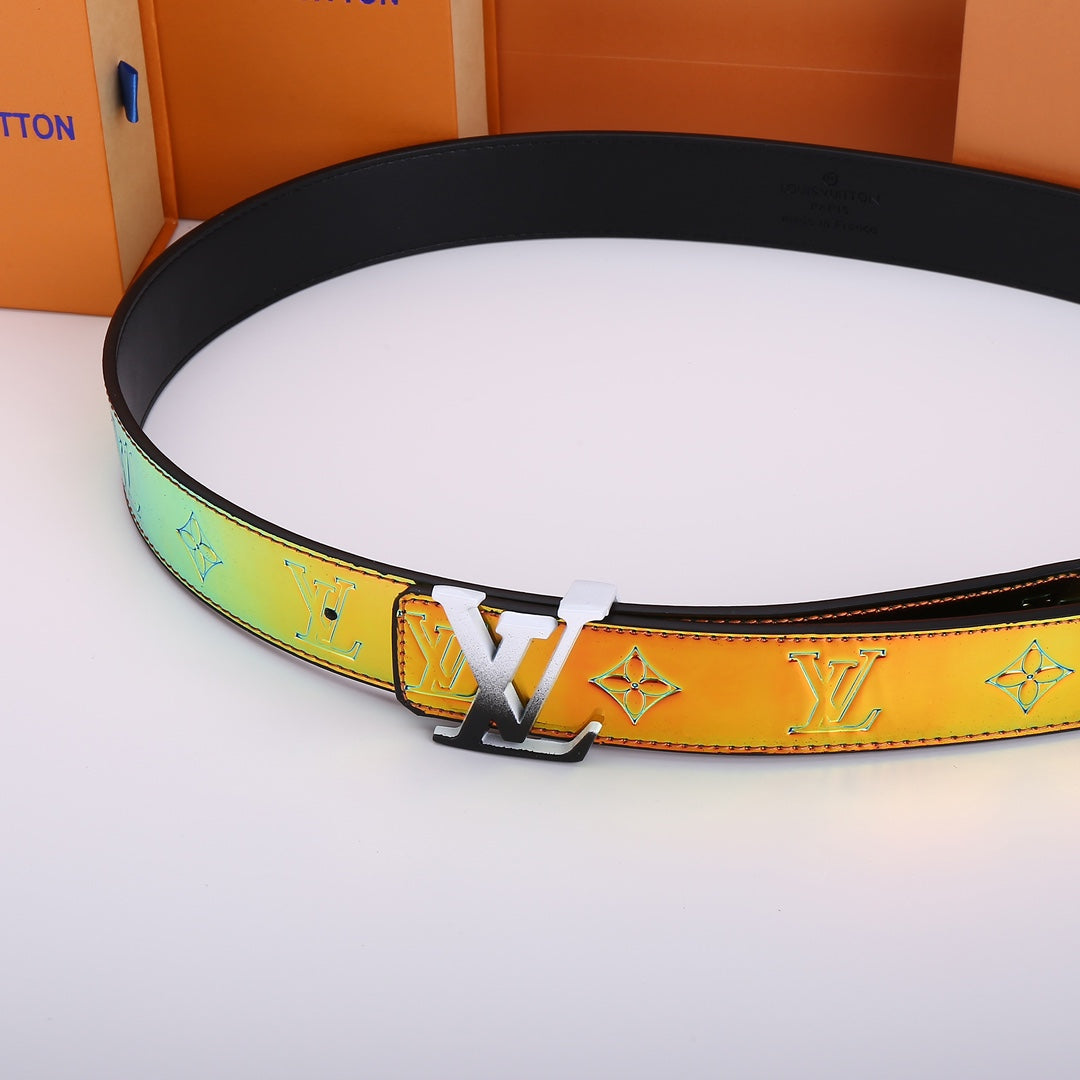 4 Colours Luxury Clover Print Belt