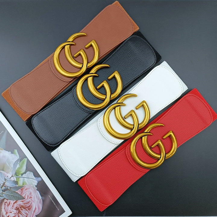 4 Colours GG Elastic Ladies Belt