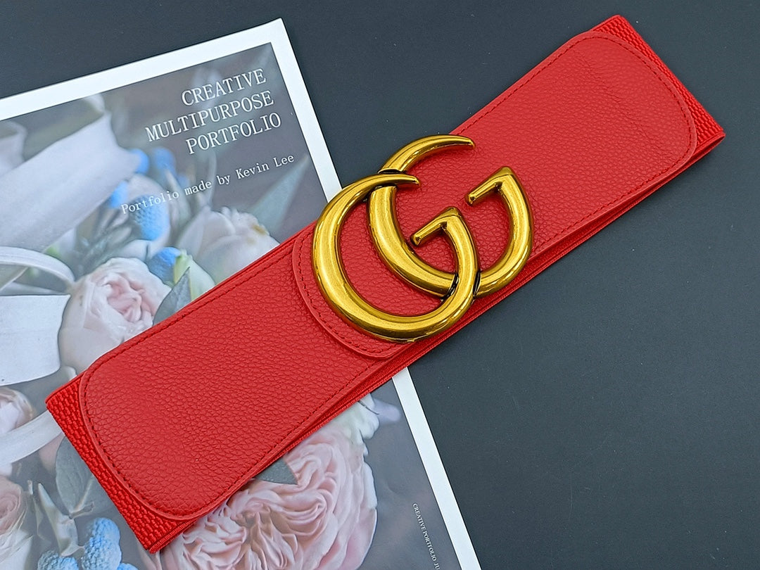 4 Colours GG Elastic Ladies Belt