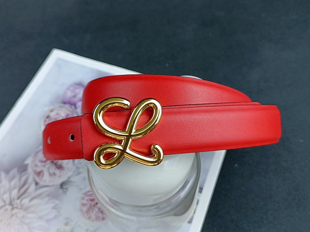 6 Colours Luxury Ladies Leather Belt