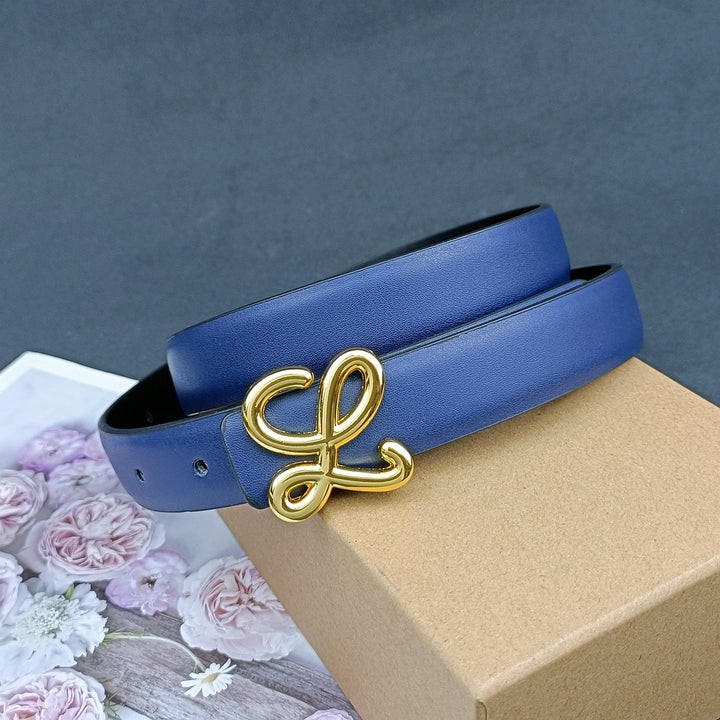 6 Colours Luxury Ladies Leather Belt