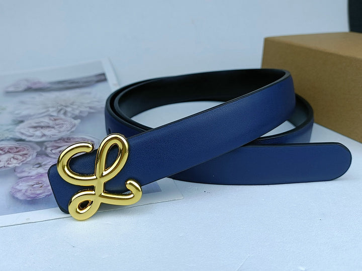 6 Colours Luxury Ladies Leather Belt