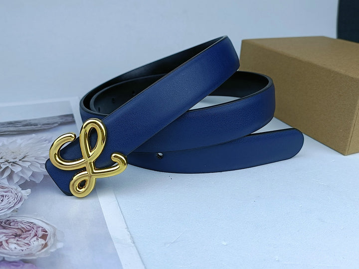 6 Colours Luxury Ladies Leather Belt