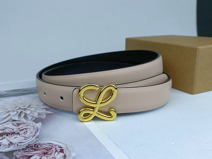 6 Colours Luxury Ladies Leather Belt