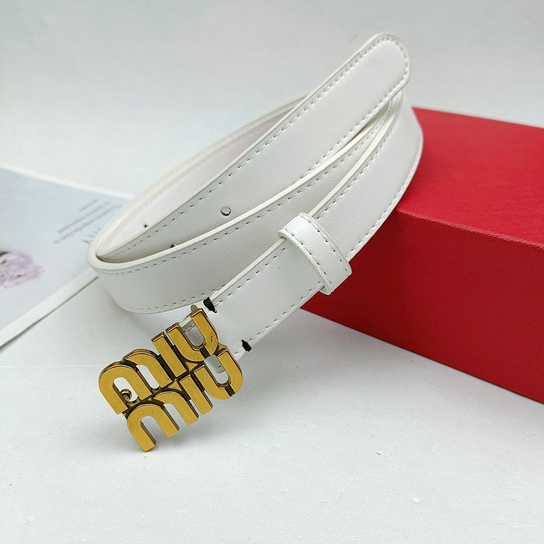 4 Colours Vintage Ladies Leather Belt