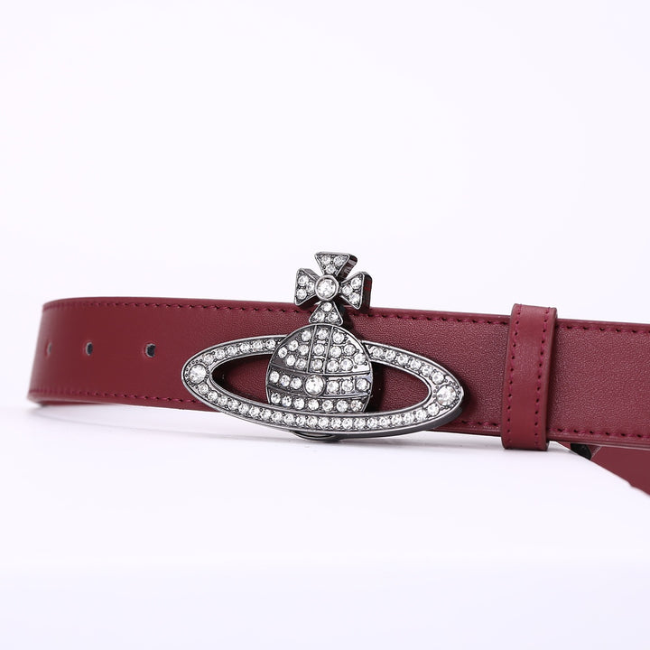 5 colours fashion ladies leather belt