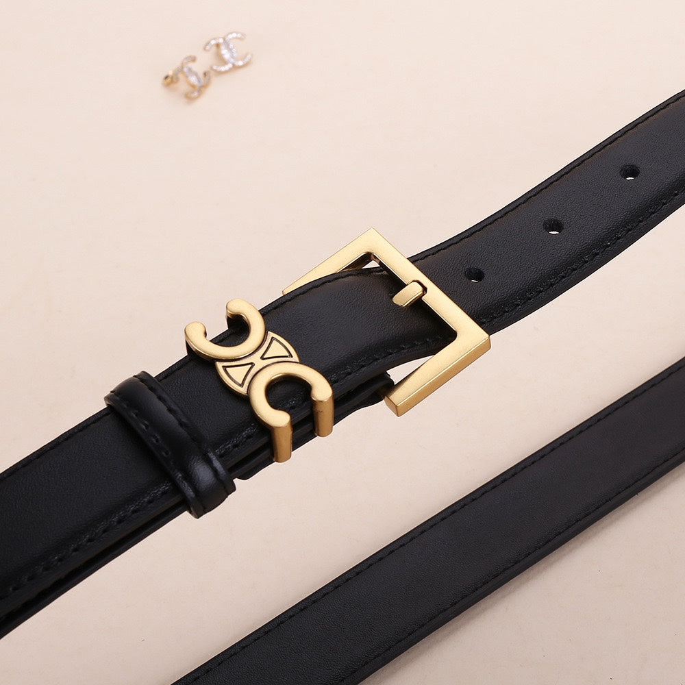 2 colours ladies fashion leather belt