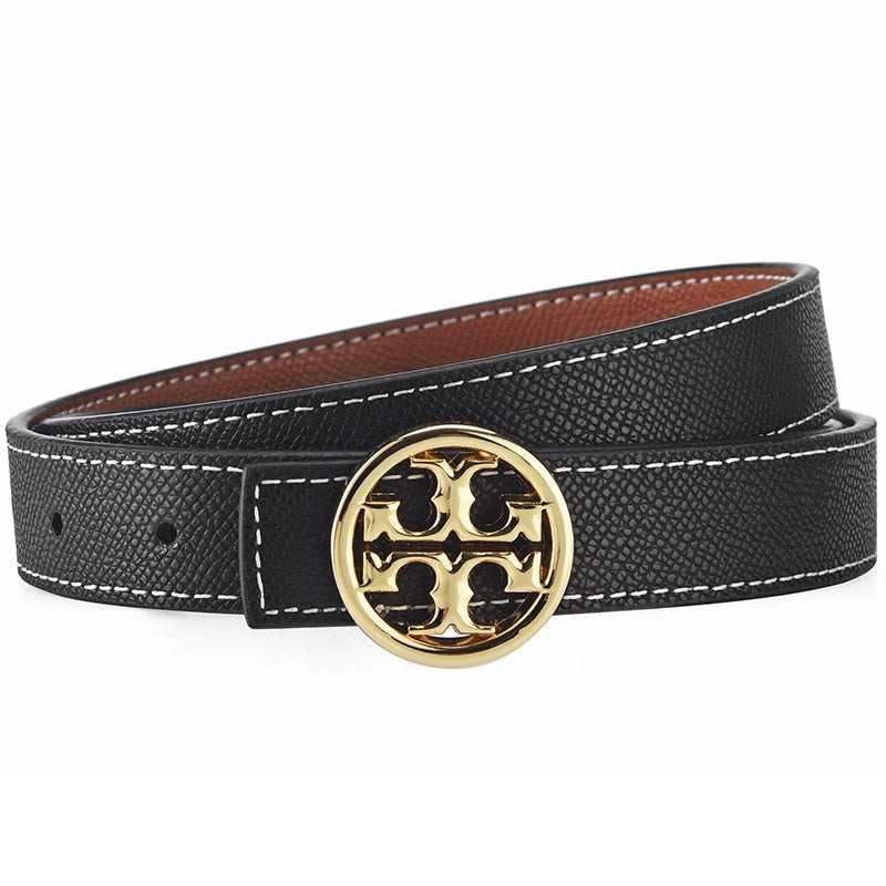 5 colours double-sided coloured belt ladies leather belt