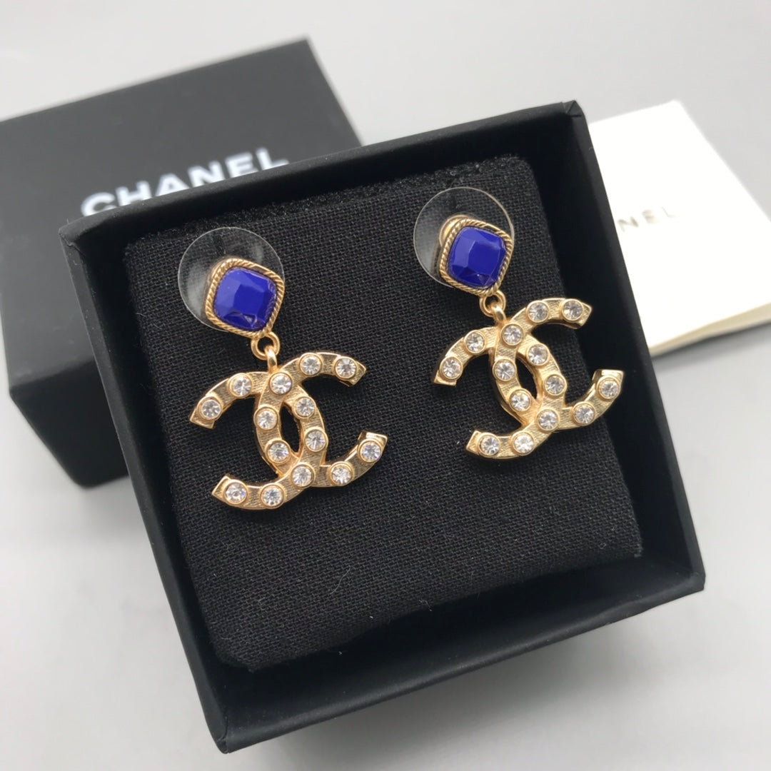 Fashion Double C Earrings