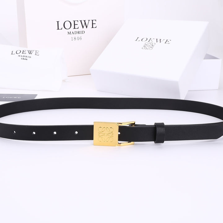 2 Colours Luxury Ladies Leather Belt