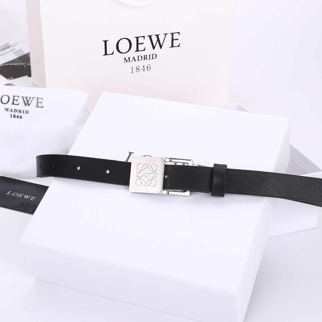 2 Colours Luxury Ladies Leather Belt