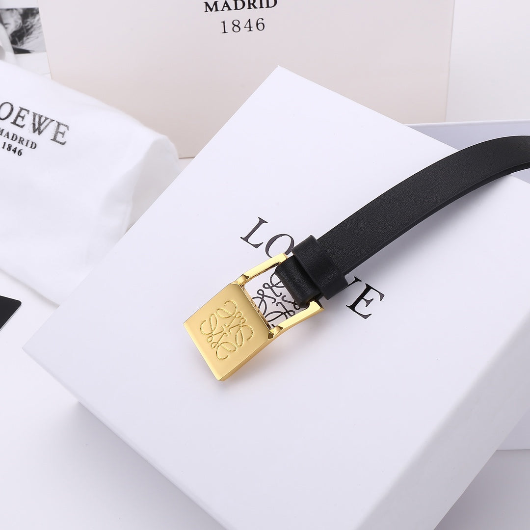 2 Colours Luxury Ladies Leather Belt