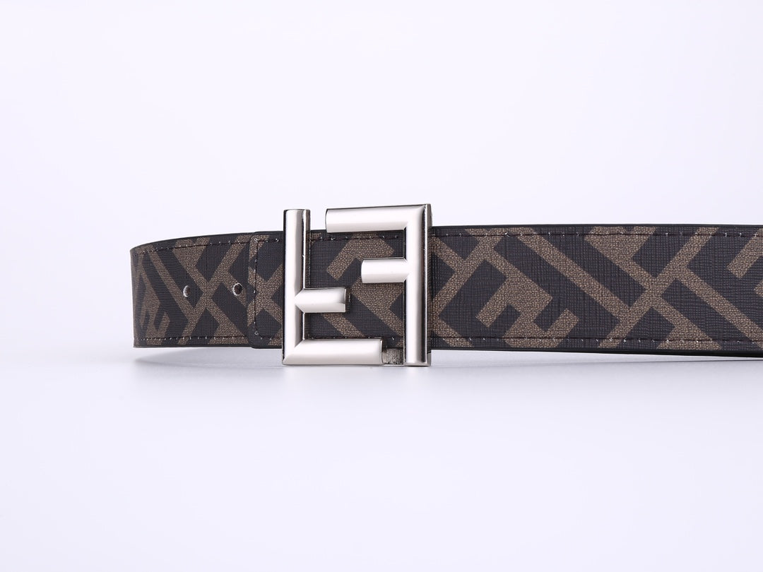 2 Colours Deluxe Double F Combination Buckle Belt