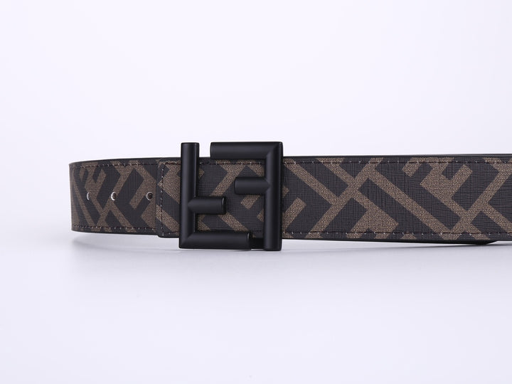 2 Colours Deluxe Double F Combination Buckle Belt