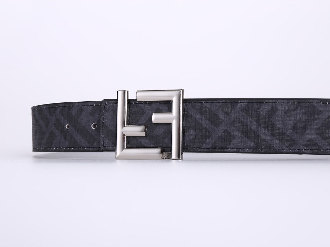 2 Colours Deluxe Double F Combination Buckle Belt