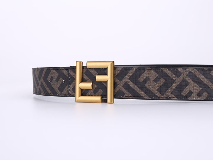 2 Colours Deluxe Double F Combination Buckle Belt