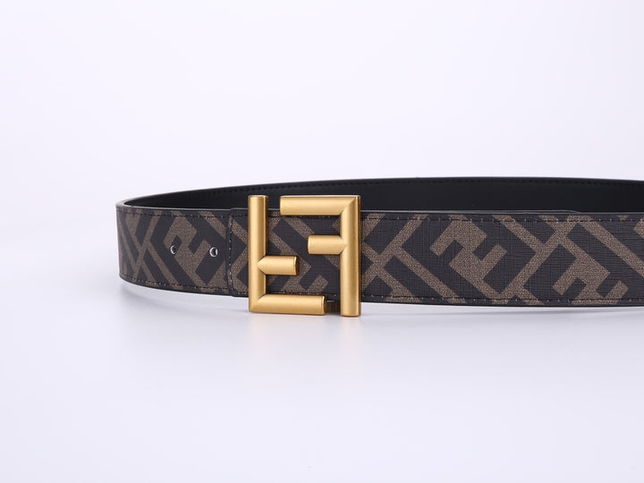 2 Colours Deluxe Double F Combination Buckle Belt