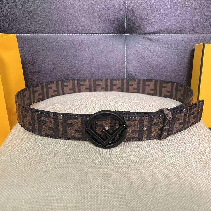 4 Colours Deluxe F Round Buckle Belt