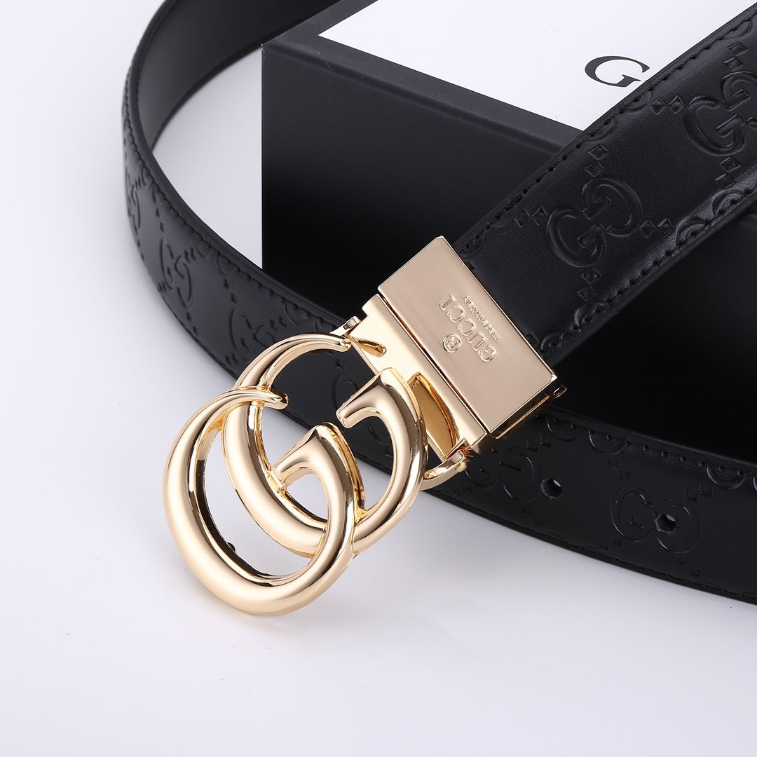 4 Colour Deluxe Double G Print Belt