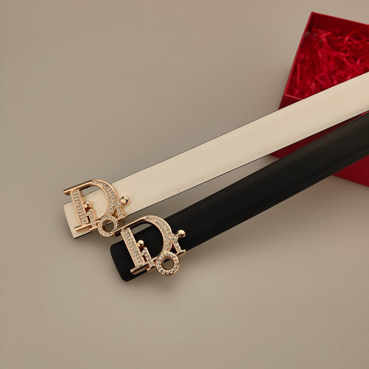 6 Colours Gold Letter Buckle Belt