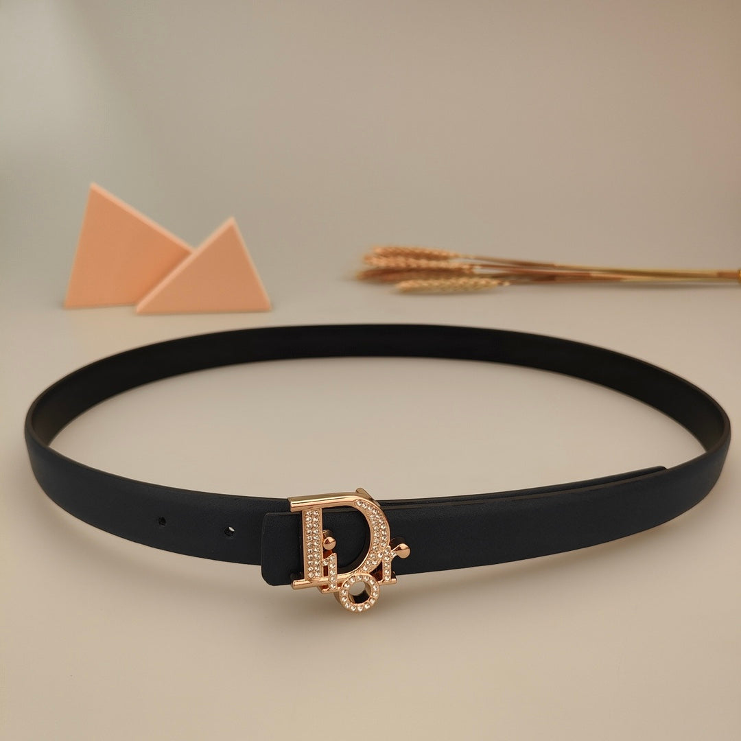 6 Colours Gold Letter Buckle Belt