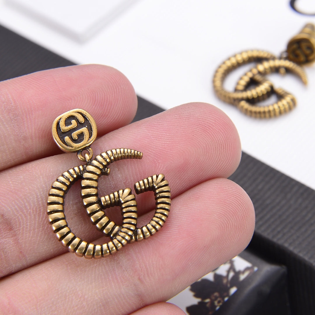 Vintage Double G Earrings