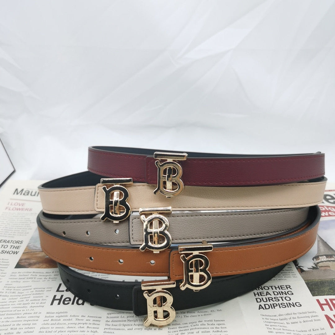 Luxurious belts in 5 colours