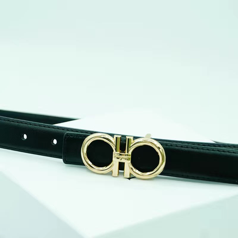 6 Colours Gold Buckle Women's Belt