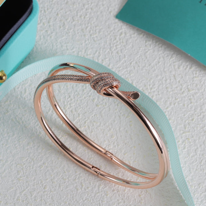 Luxury Rose Gold Double Layer Bracelet