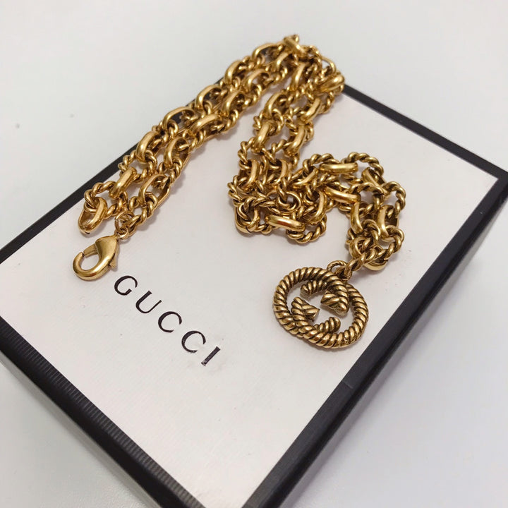 Fashion GG Brass Necklace