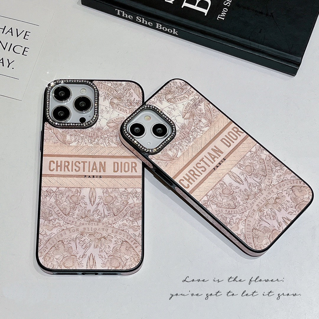 April New-Studded cell phone case