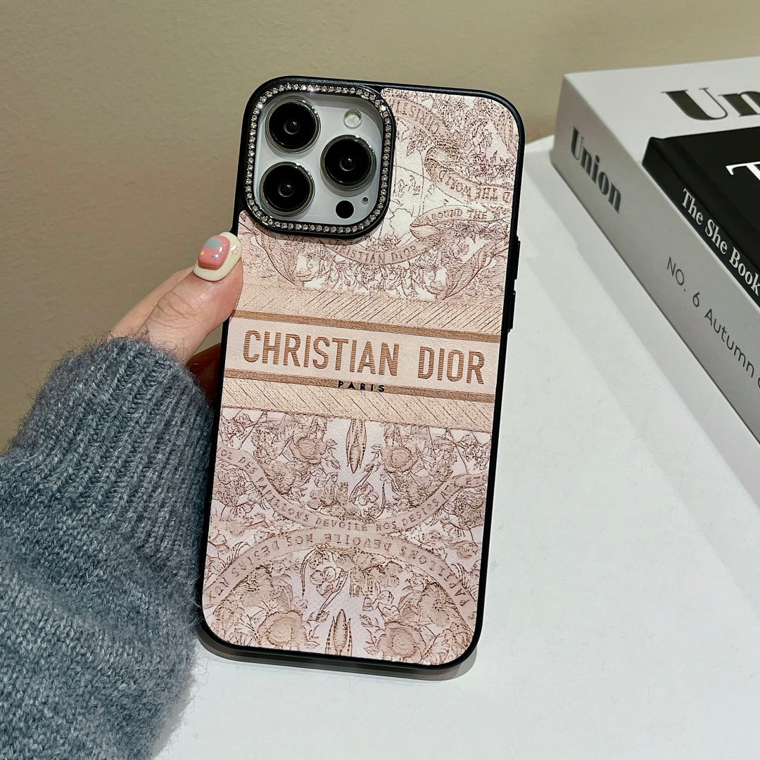 April New-Studded cell phone case