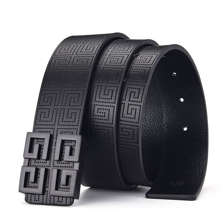 3 Colours Cut-out Buckle Belt