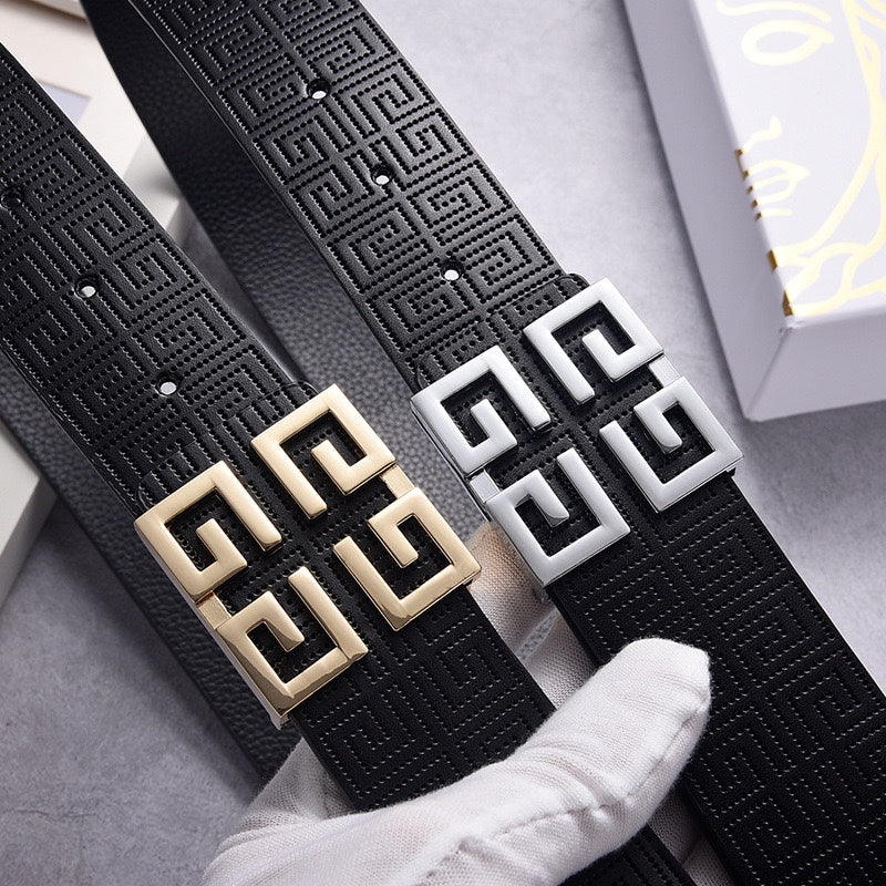 3 Colours Cut-out Buckle Belt