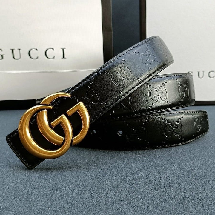 3 colours fashion letter embossed belt