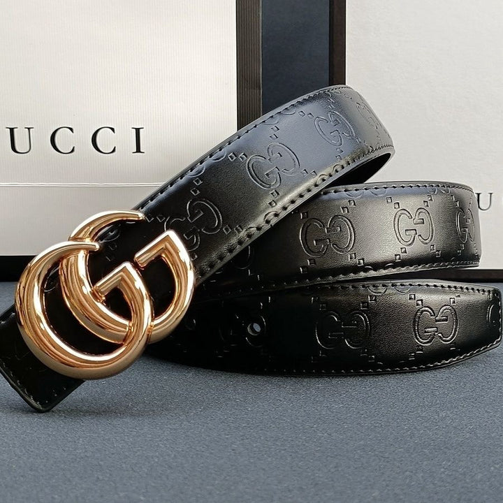 3 colours fashion letter embossed belt