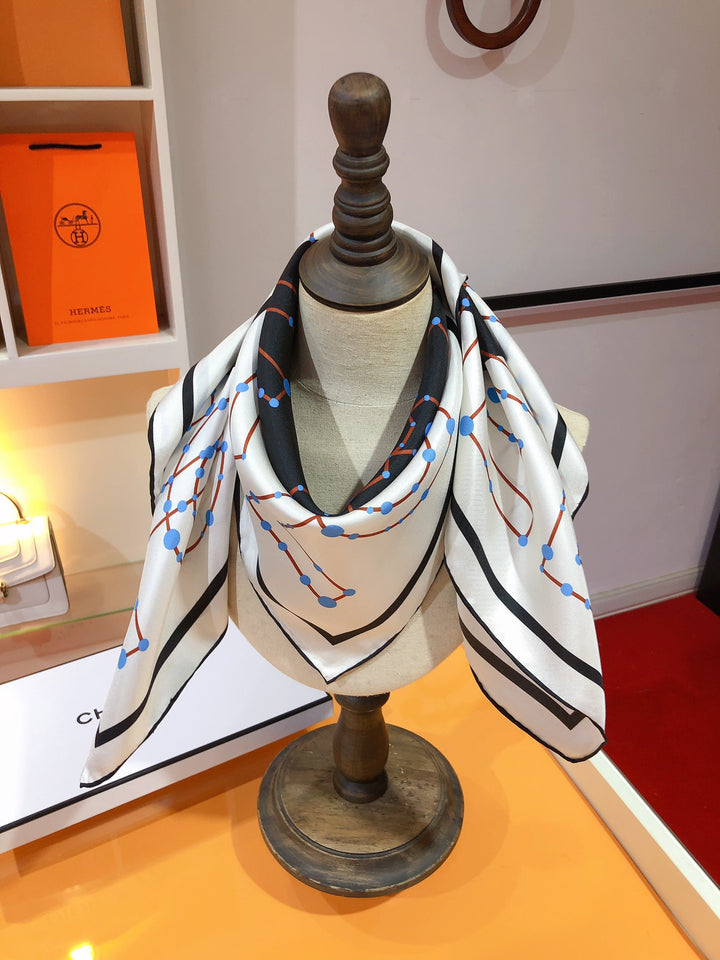 3 Colours Spring/Summer Silk Scarf - Fashion