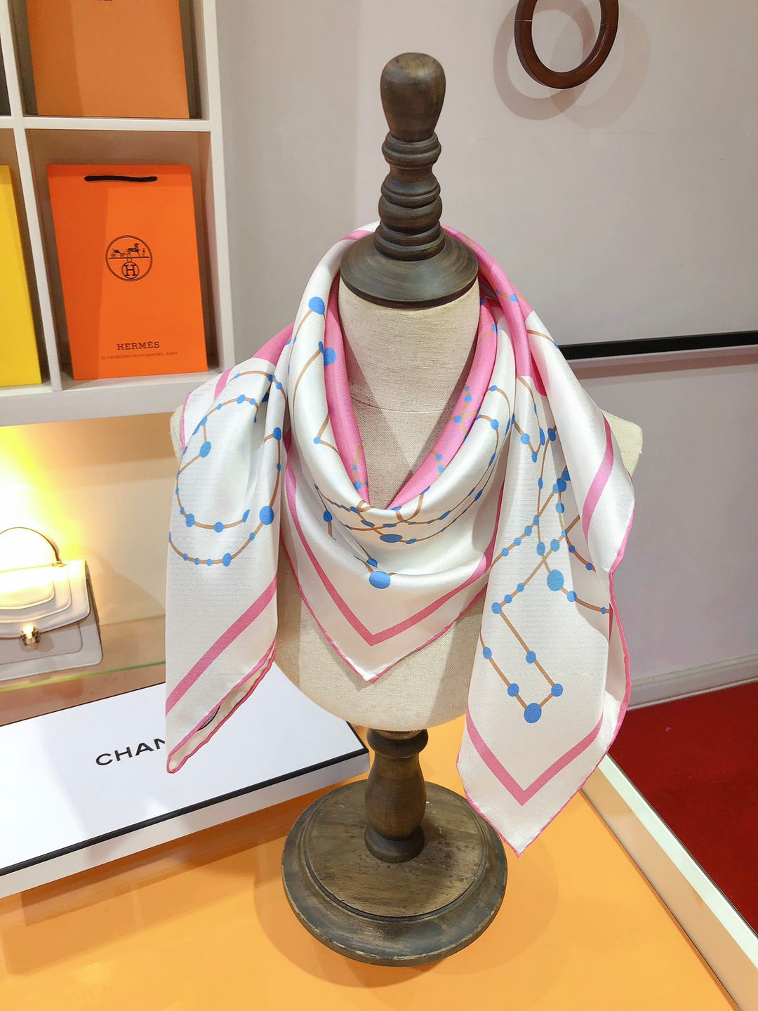 3 Colours Spring/Summer Silk Scarf - Fashion