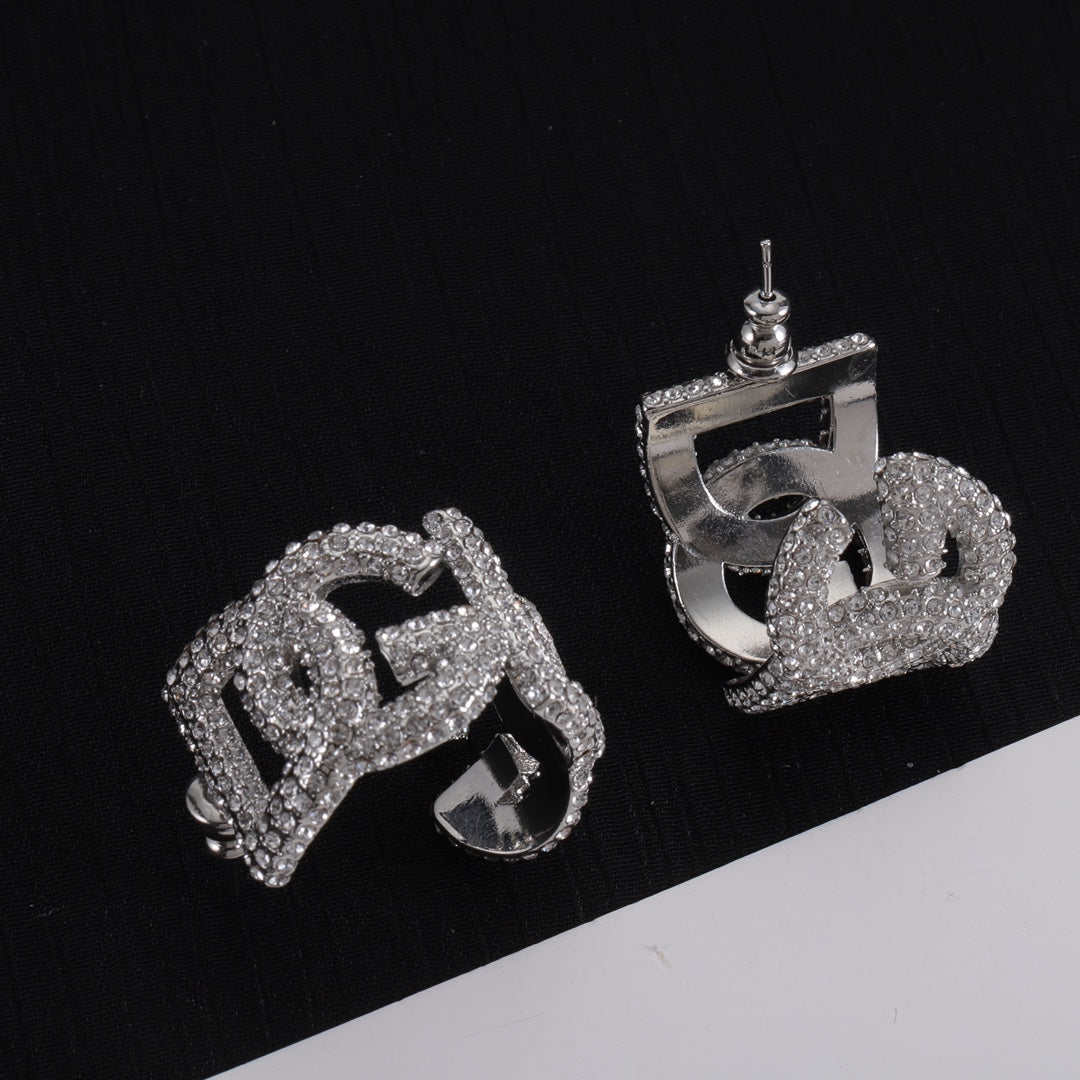 Luxury DG full diamond earrings