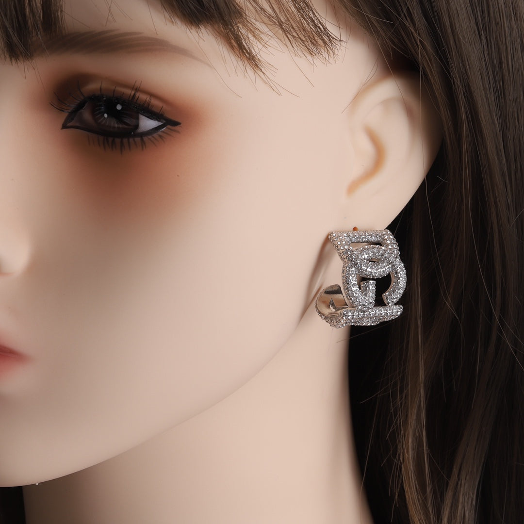 Luxury DG full diamond earrings