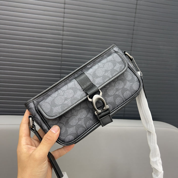 Two Tone Fashion Inlay Camera Crossbody Bag