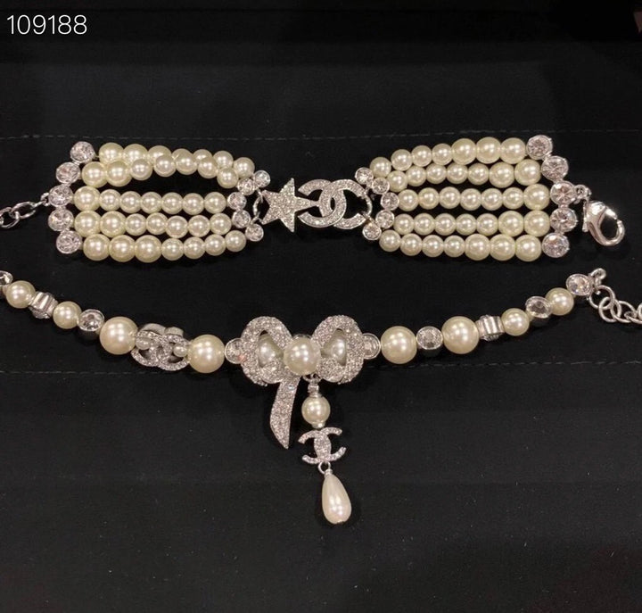 C series bow pearl bracelet