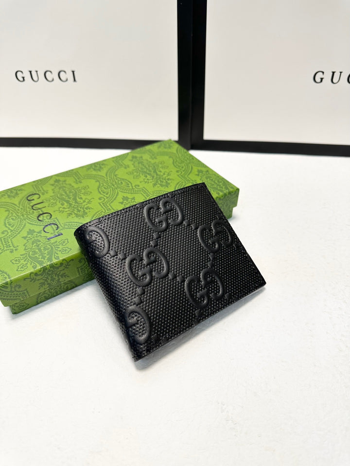 New Long and Short Double G Printed Wallet