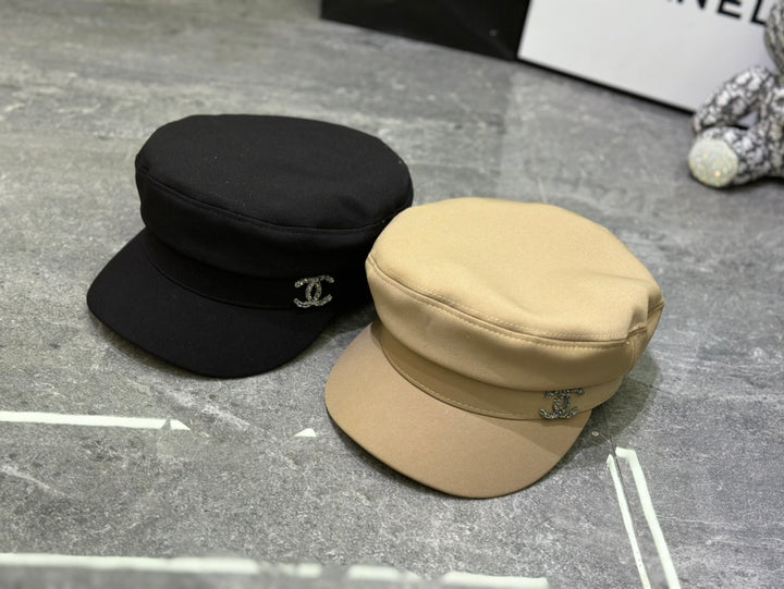 2024 Fashion Double C Pop Military Hat