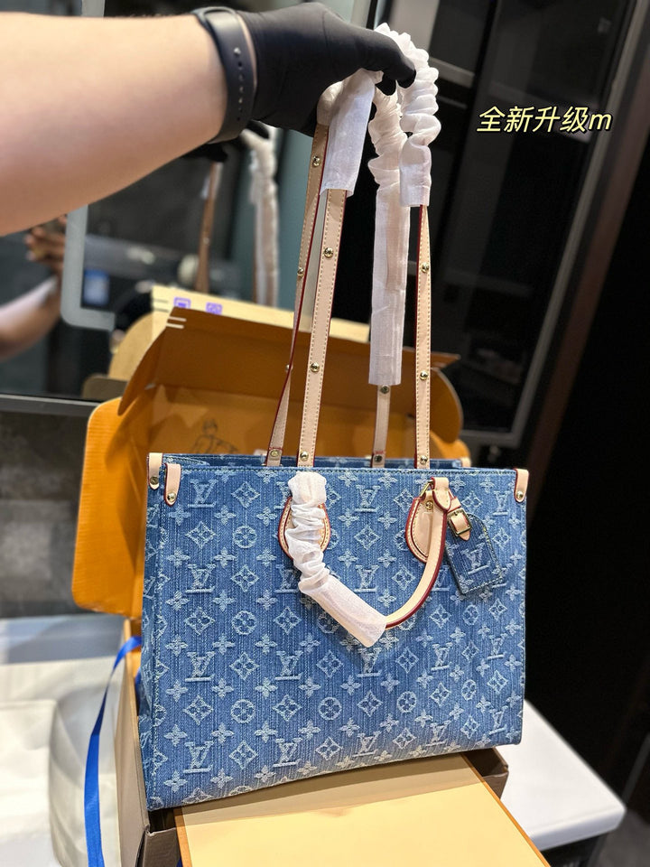 Blue Denim Collection Mom Bag